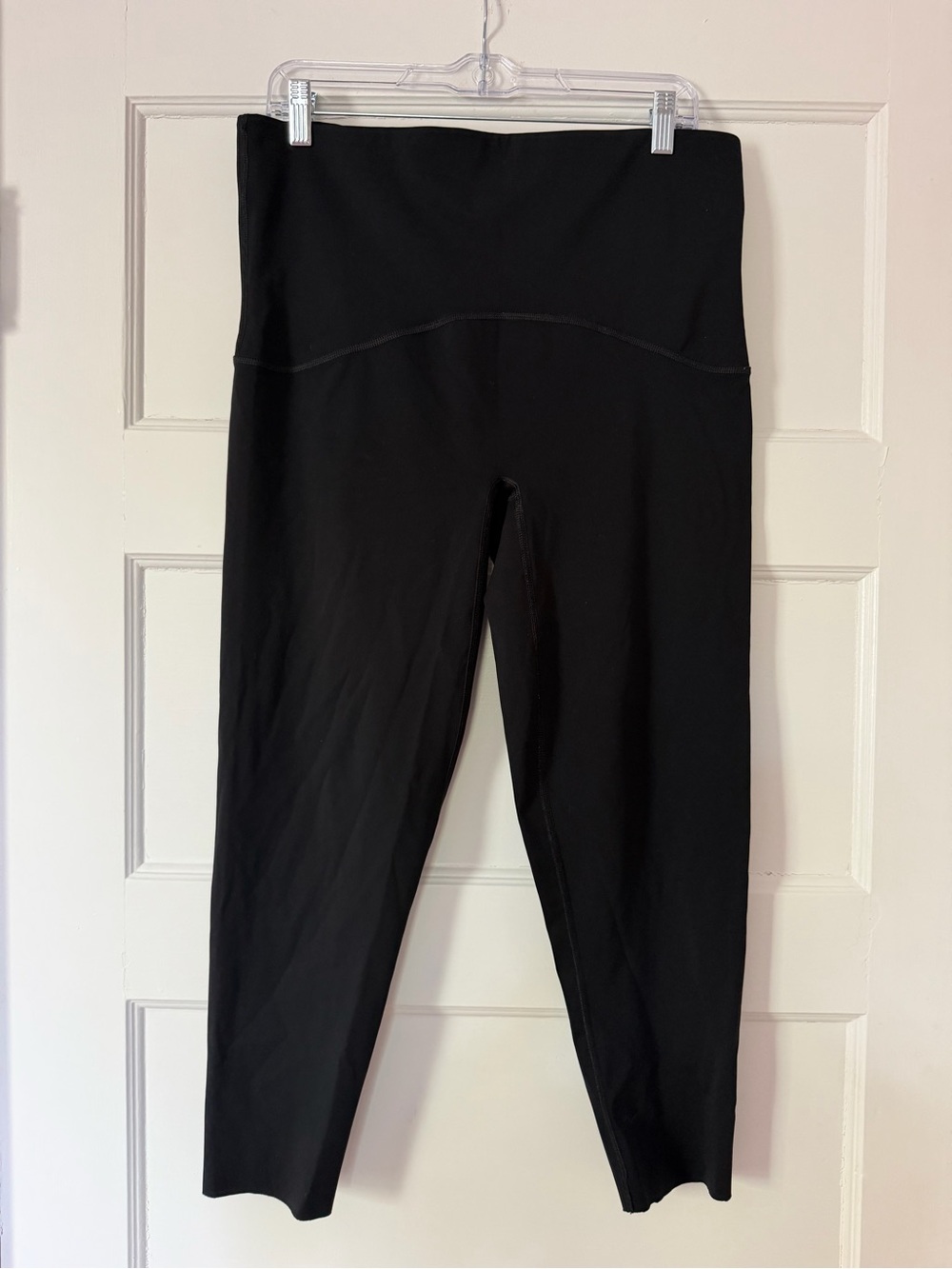 SPANX Booty Boost Active Leggings 1X Black High Rise 24.5” Inseam